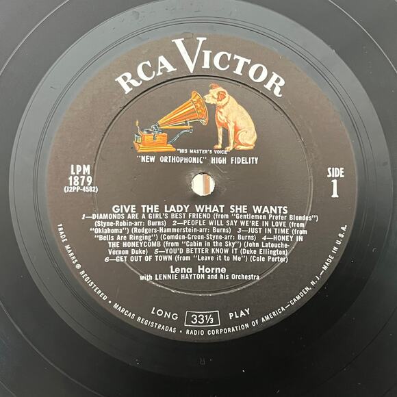 Lena Horne Give the Lady What She Wants Vinyl LP 1958 RCA Victor LPM-1879 - Picture 3 of 7